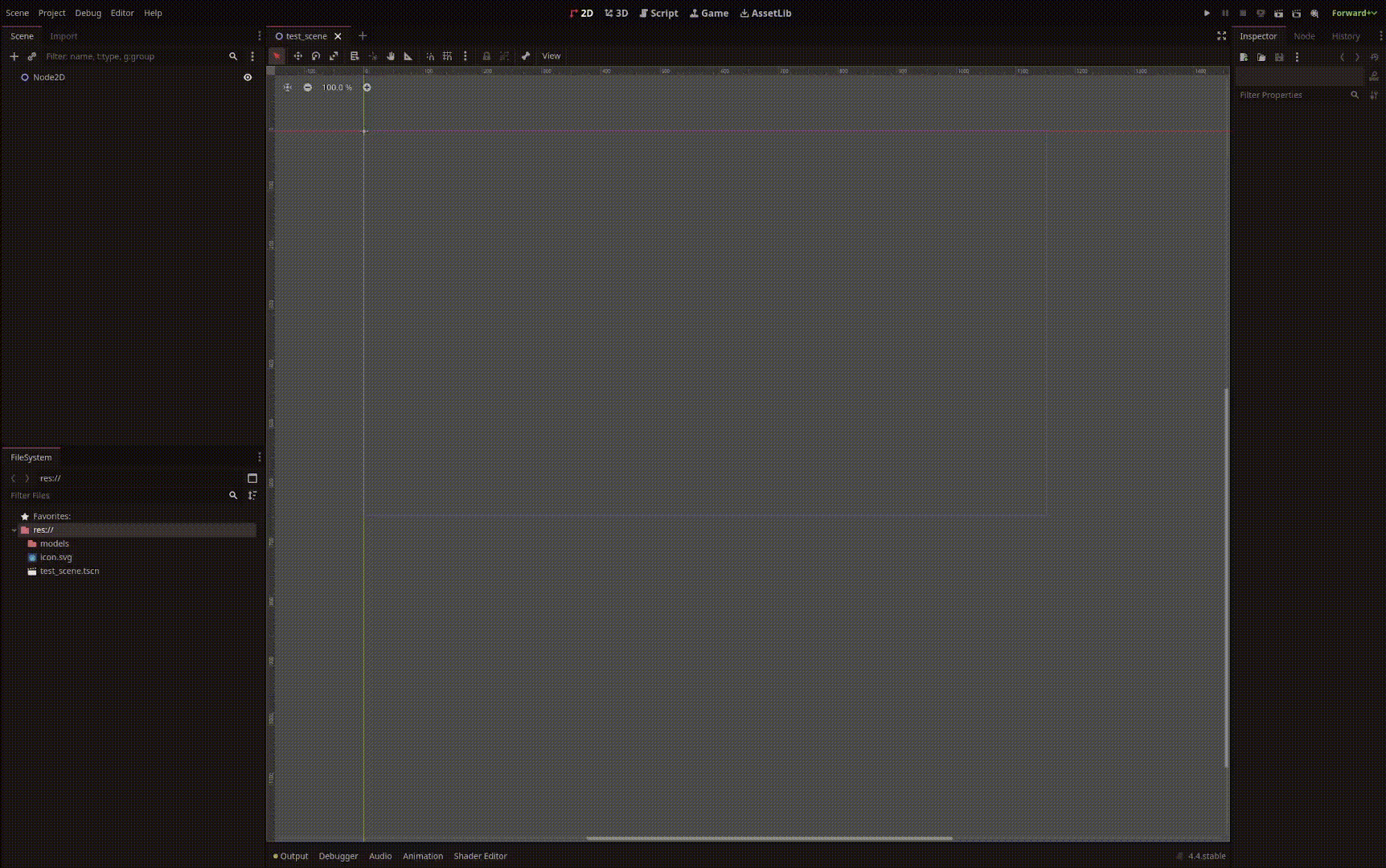 Importing the ZIP in Godot